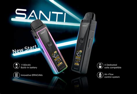 Преимущества использования испарителей на Smoant Santi