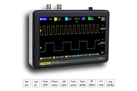 Преимущества осциллографа fnirsi