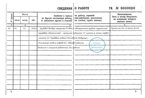 Преимущества статьи в трудовой книжке