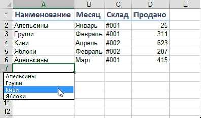 Преобразование введенных значений в список