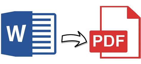 Преобразование документа Word в PDF формат