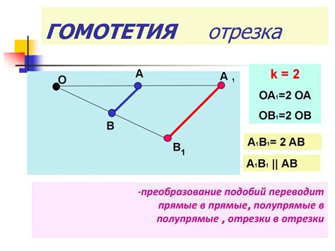 Применение гомотетии в геометрии