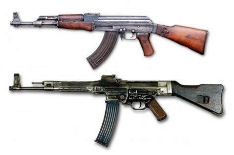 Применение и распространение STG 44 и автомата Калашникова