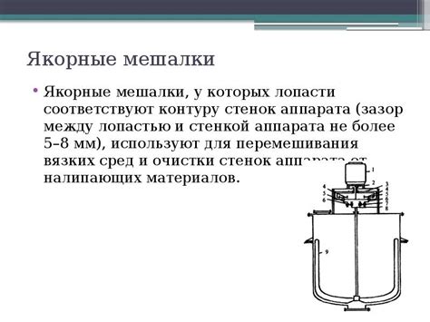 Применение механического перемешивания