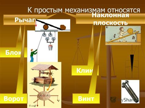 Применение рычага в технике и строительстве