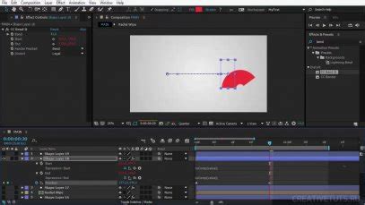 Применение эффектов к шейпам в After Effects