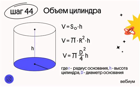 Примените формулу для вычисления диагонали цилиндра