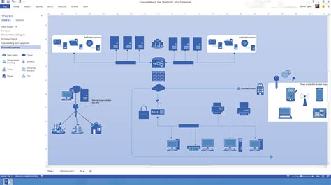 Примеры готовых сетевых схем в Visio