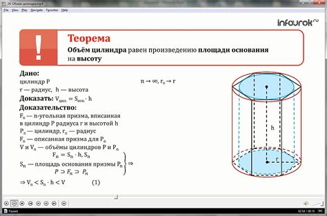 Примеры использования цилиндра