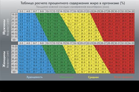 Примеры расчета веса тела