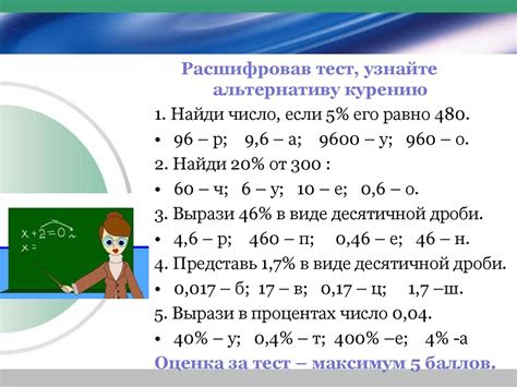 Примеры расчетов числа по его проценту