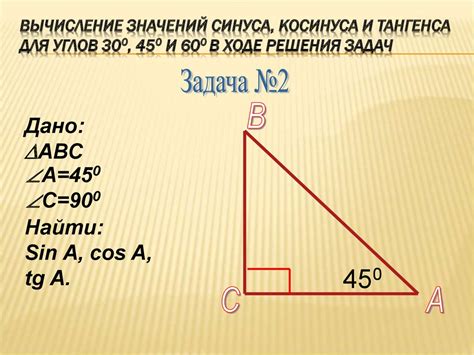 Примеры решения задач по нахождению тангенса от косинуса