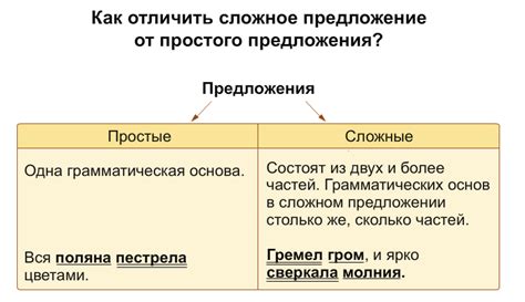 Примеры сложных предложений в 5 классе