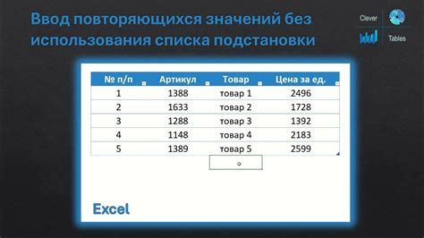 Пример использования каждого из методов удаления повторяющихся значений в Excel