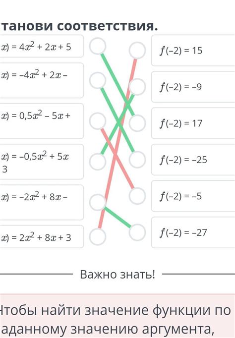 Пример 3: нахождение значения функции в заданной точке