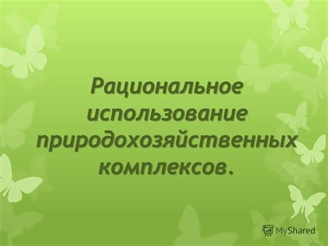 Принципы и основы специальности рациональное использование природохозяйственных комплексов