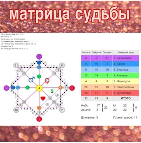 Принципы матрицы жизни