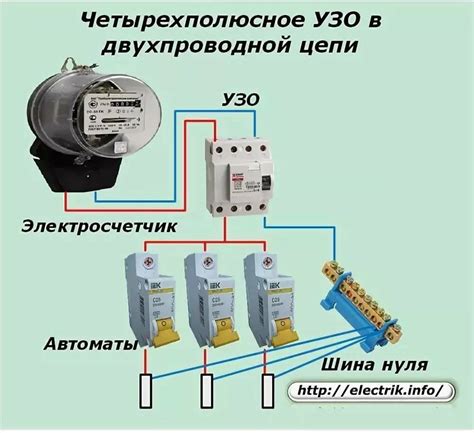 Принцип работы УЗО автомата