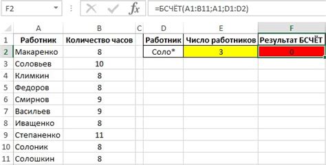 Принцип работы функции СЧЕТЕСЛИМН в Excel