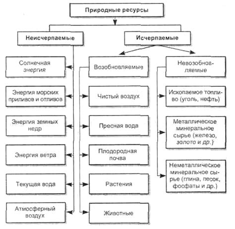 Природные ресурсы: определение и классификация