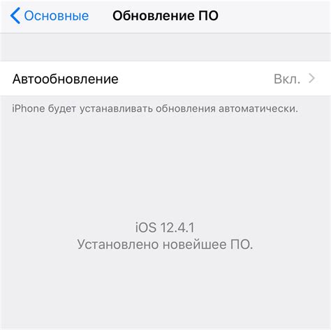 Проблемы с программным обеспечением: обновление iOS