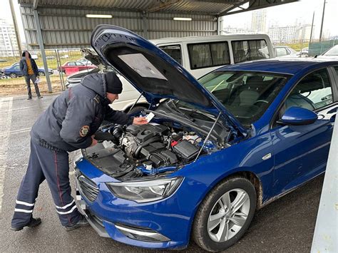 Проверка автомобиля перед росписью