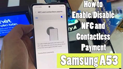 Проверка наличия NFC на Samsung A53