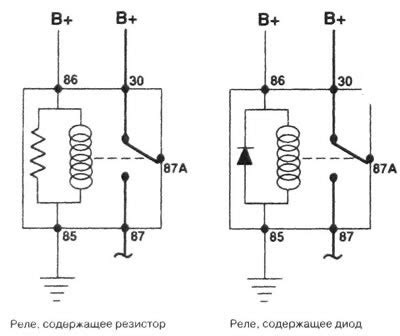 Проверка работоспособности реле в схеме