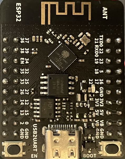 Проверка работы платы ESP32