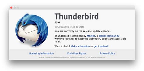 Проверка работы OAuth в Thunderbird