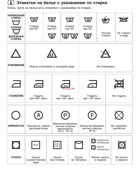 Проверка этикетки на наличие рекомендаций по стирке