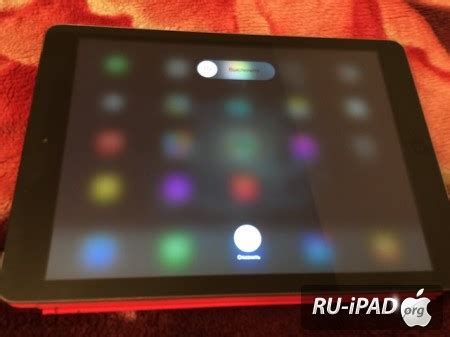 Проверьте, что ваш iPad не реагирует на нажатие экрана