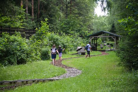 Прогулки по огромной территории парка