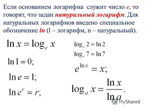 Производная натурального логарифма в программировании: примеры и код