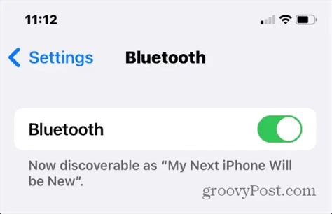 Простая инструкция для изменения имени Bluetooth на iPhone