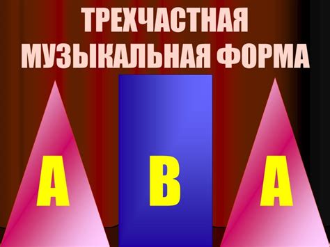 Простая трехчастная форма в классической музыке