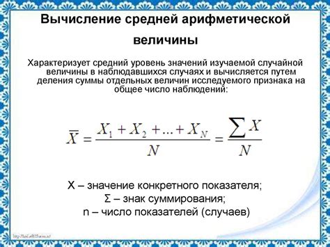 Простые шаги для расчета среднего значения