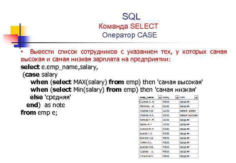 Простые SQL запросы: понятие и основы