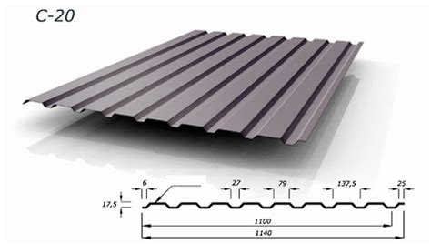 Профнастил С20: особенности и применение