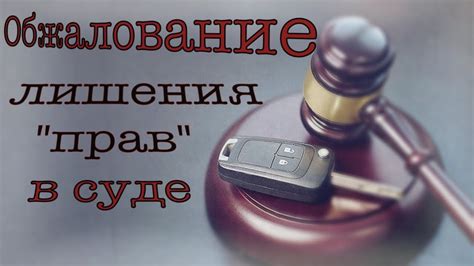 Процедура административного обжалования лишения прав