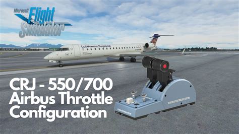 Процесс настройки руля Thrustmaster Airbus CRJ