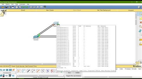 Процесс настройки EtherChannel в Packet Tracer