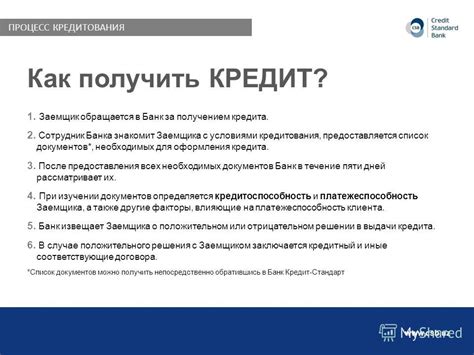 Процесс оформления кредита с поручителем