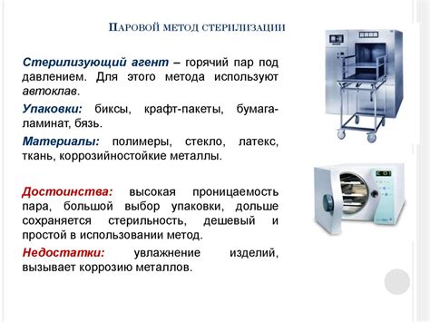 Процесс стерилизации