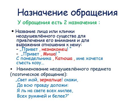 Прямое обращение в русском языке: основные аспекты и примеры