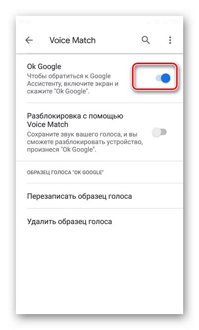 Пятый способ отключения через Google Assistant настройки