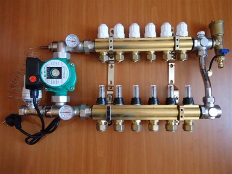 Работа коллектора теплого пола: важные детали