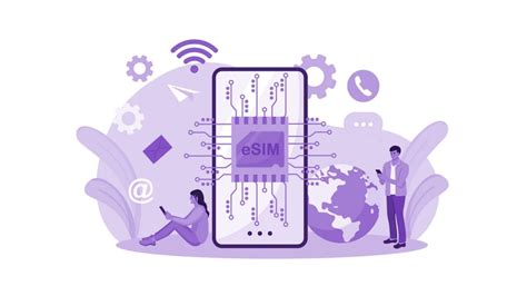 Работа eSIM на смартфоне