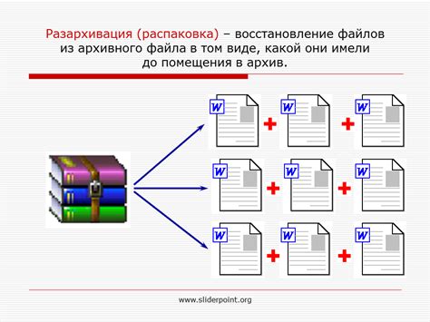 Разархивация загруженного файла