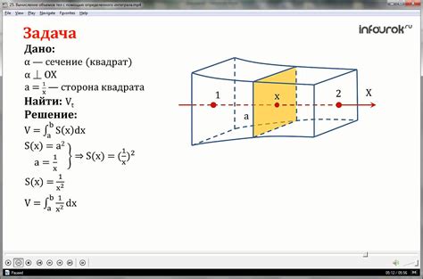 Раздел 2: Формула объема тела